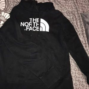 north face black sweatshirt